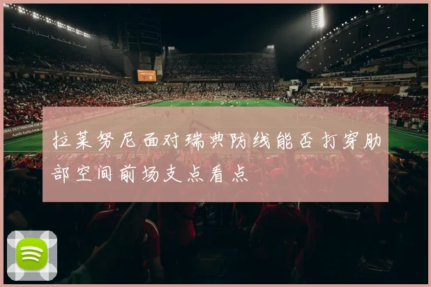 拉莱努尼面对瑞典防线能否打穿肋部空间前场支点看点
